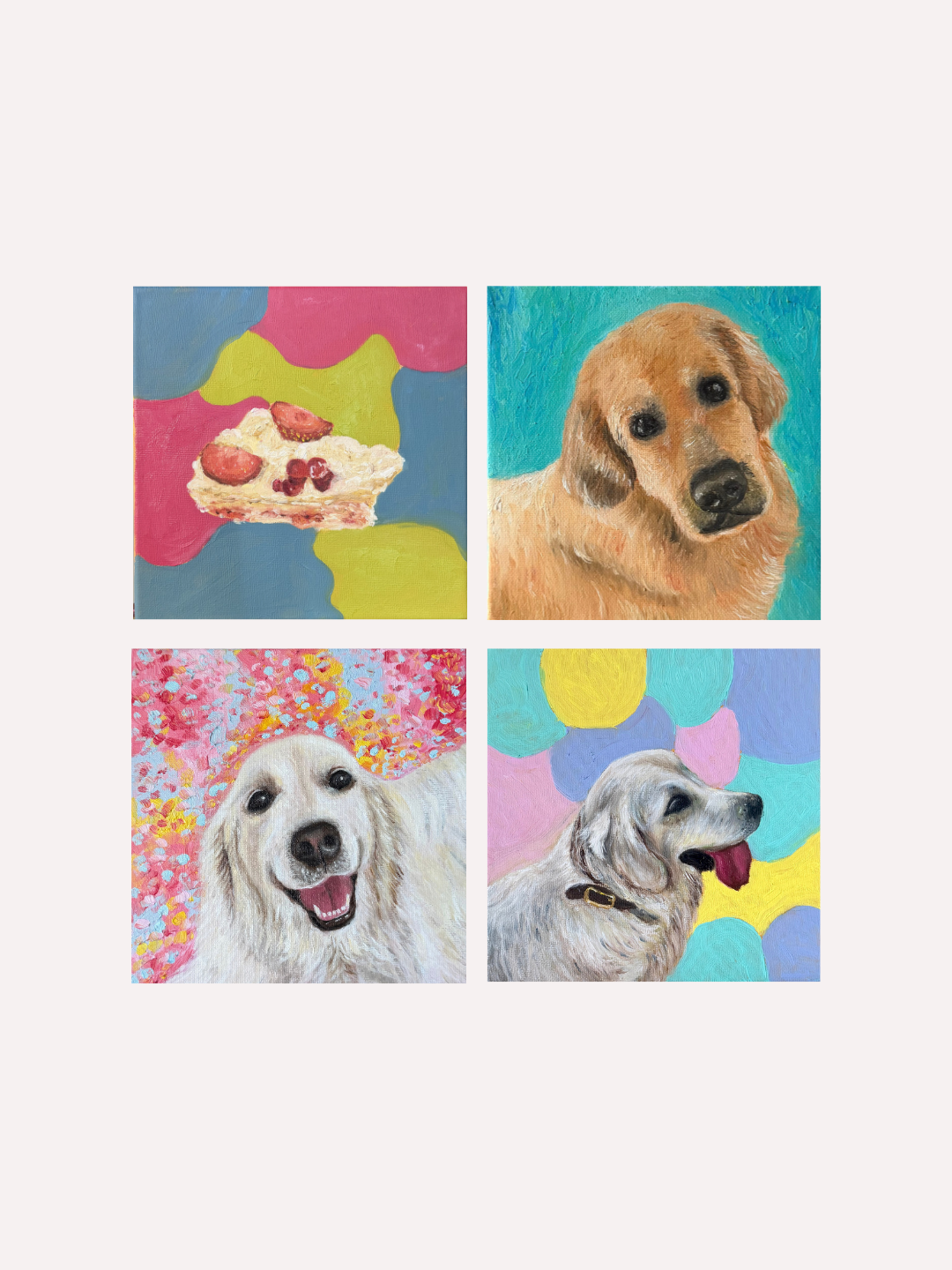 Your custom oil painting, Little Cute Things